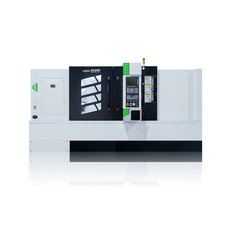 350M / 350M-L/350MS /3 50MS con torno de bancada inclinada CNC con subhusillo para torneado y fresado de eje largo