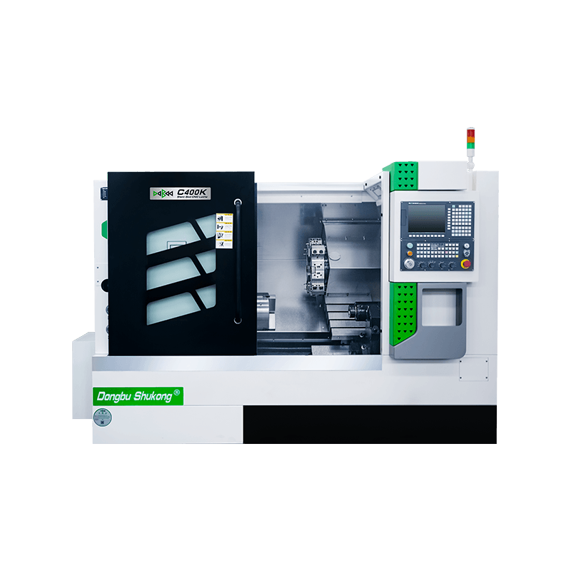 Torno de bancada inclinada CNC C400K con alta precisión