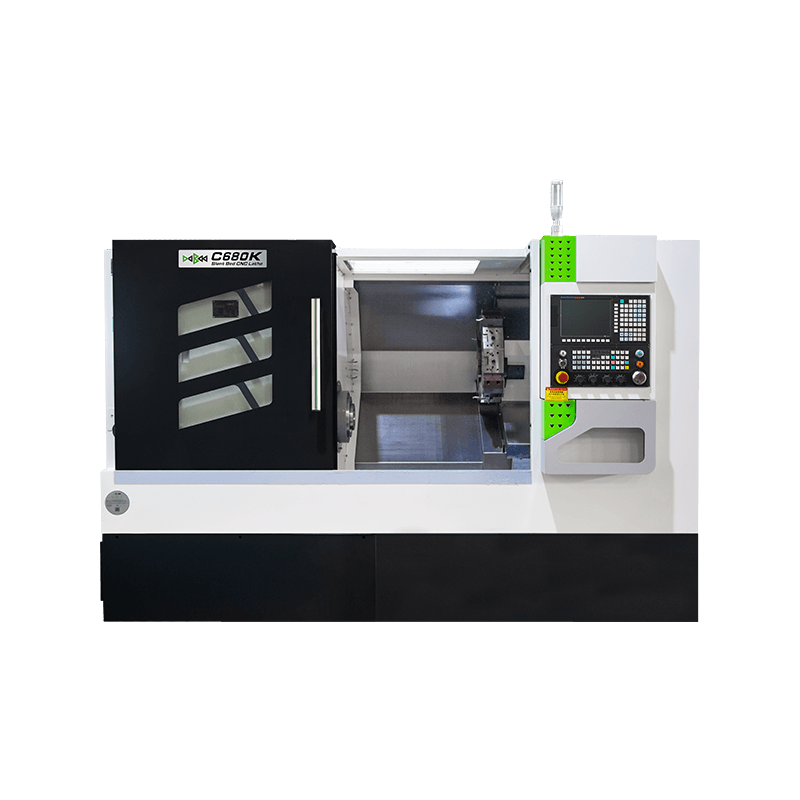 Torno CNC de bancada inclinada C680K / C680K-B/C680K-M para corte pesado